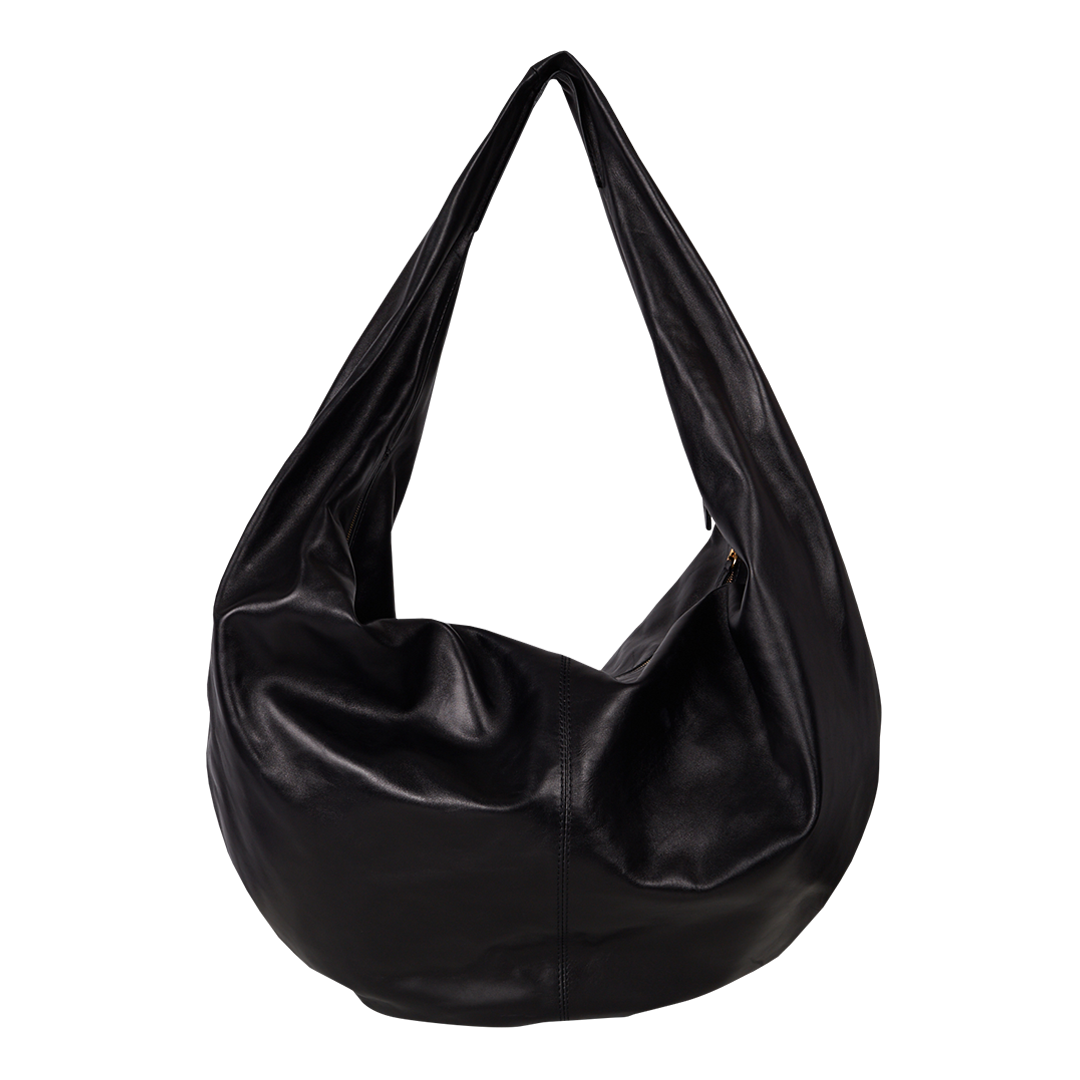 Buy BLACK Large Hobo Bag Soft Leather Hobo Bag Soft Lambskin