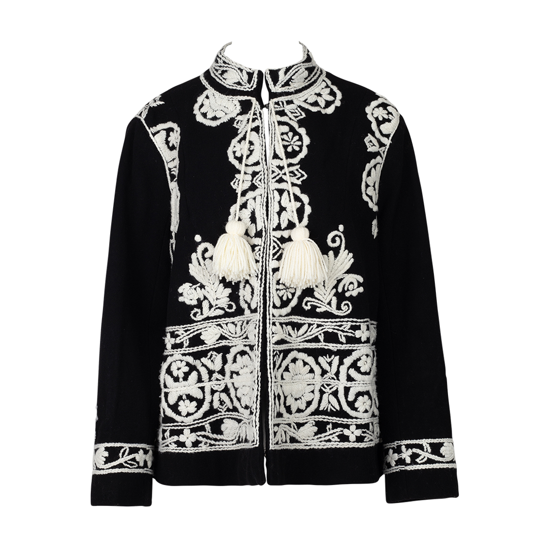Estate Embroidered Jacket | Front view of Estate Embroidered Jacket BODE