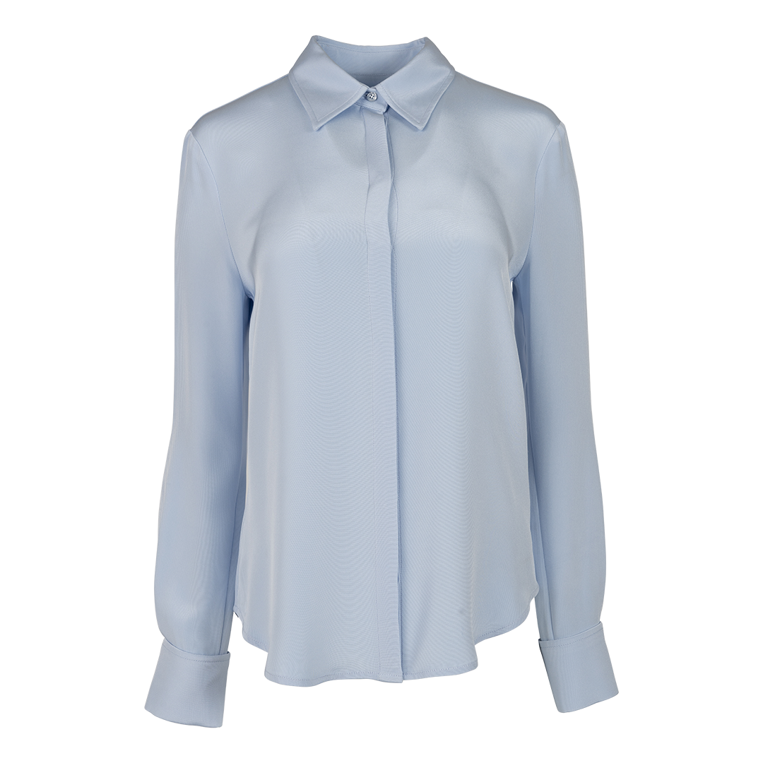 Spence Button Down | Front view of Spence Button Down in Light Blue