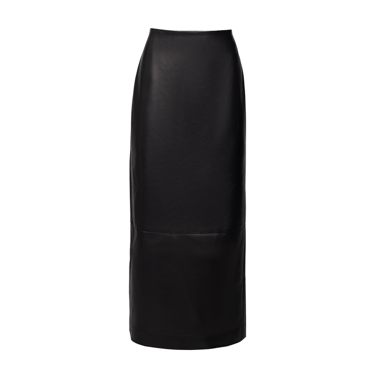 The Alva Pencil Skirt | Front view of The Alva Pencil Skirt in Black BRANDON MAXWELL