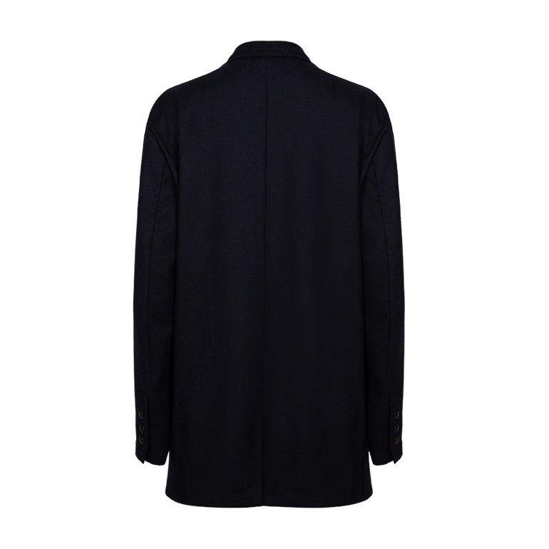 Wool Safari Jacket | Back view of Wool Safari Jacket DUSAN