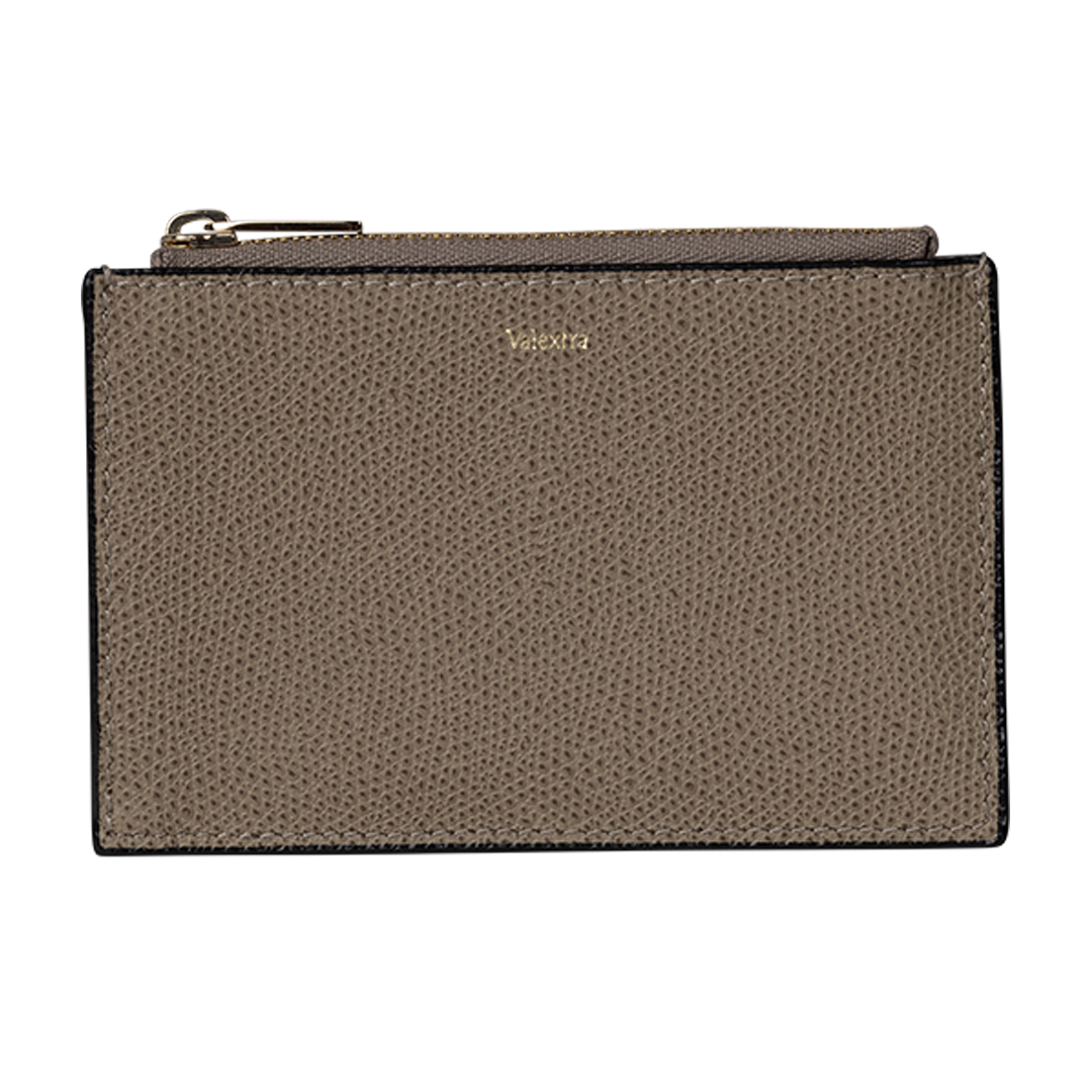 Grey Card Case Holder | Front view Grey Card Case Holder VALEXTRA
