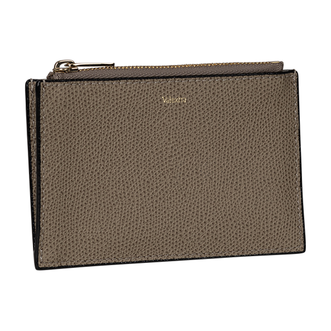 Grey Card Case Holder | Side view Grey Card Case Holder VALEXTRA