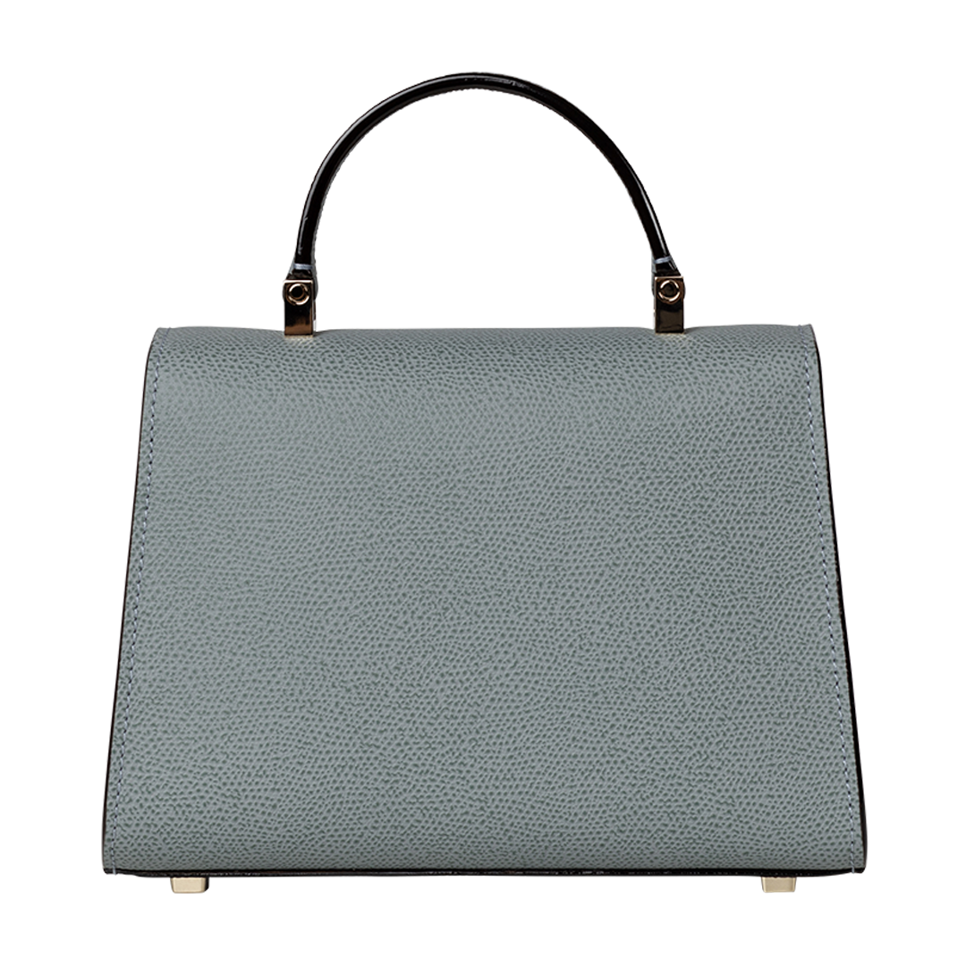 Iside Top-Handle Mini Bag | Back view of Iside Top-Handle Mini Bag VALEXTRA