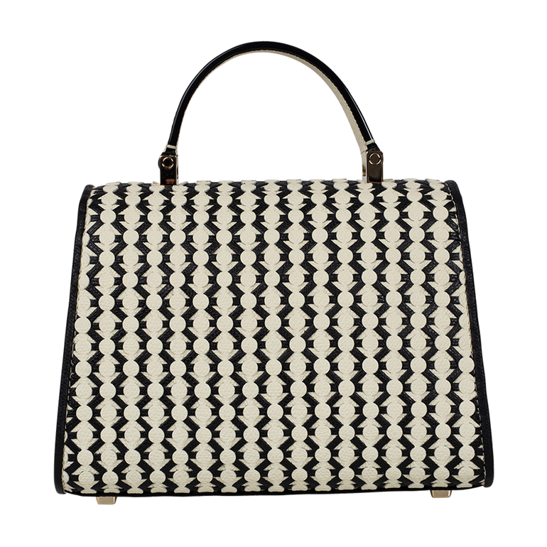 Micro Iside Lace Crossbody Bag | Back view of Micro Iside Lace Crossbody Bag VALEXTRA