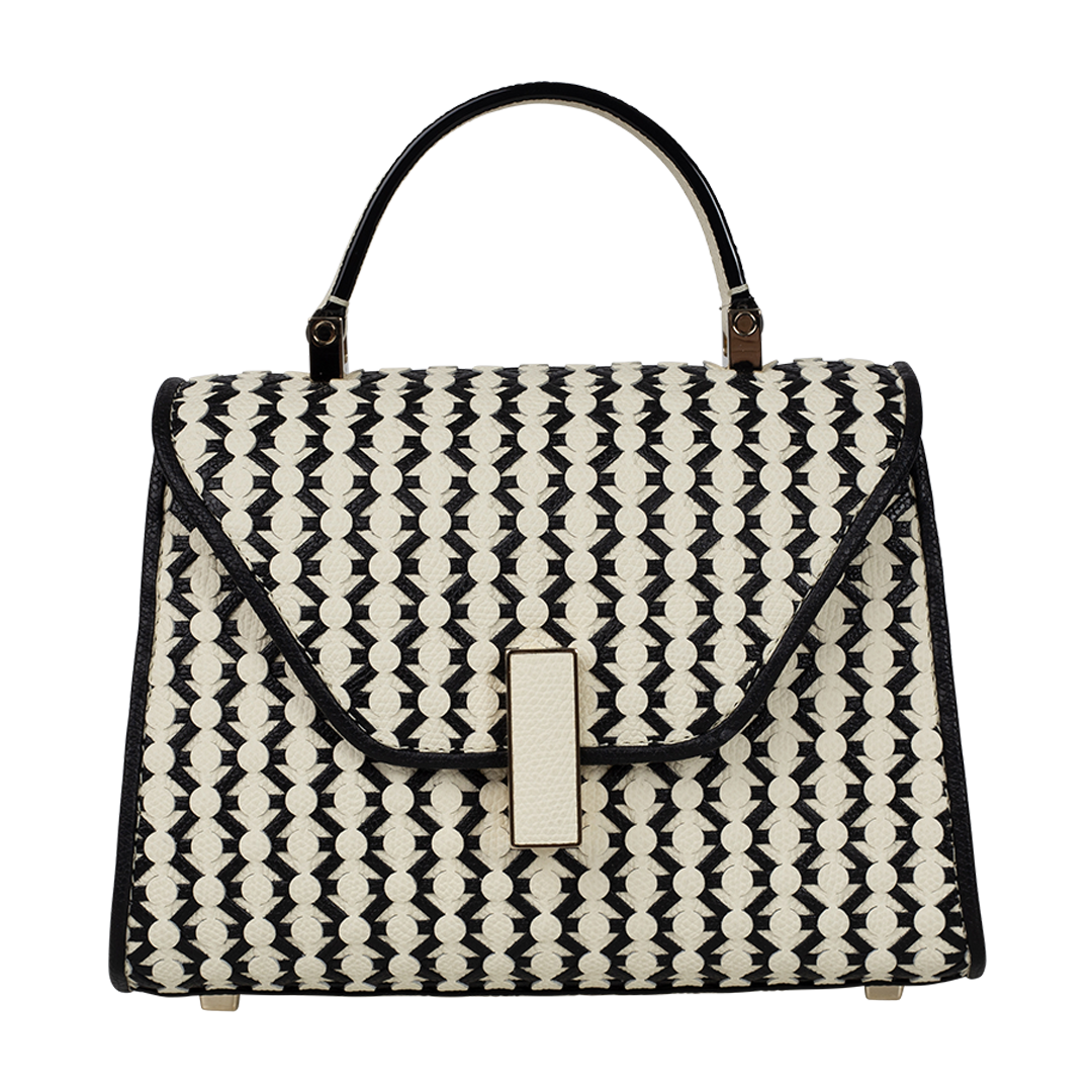 Micro Iside Lace Crossbody Bag | Front view of Micro Iside Lace Crossbody Bag VALEXTRA