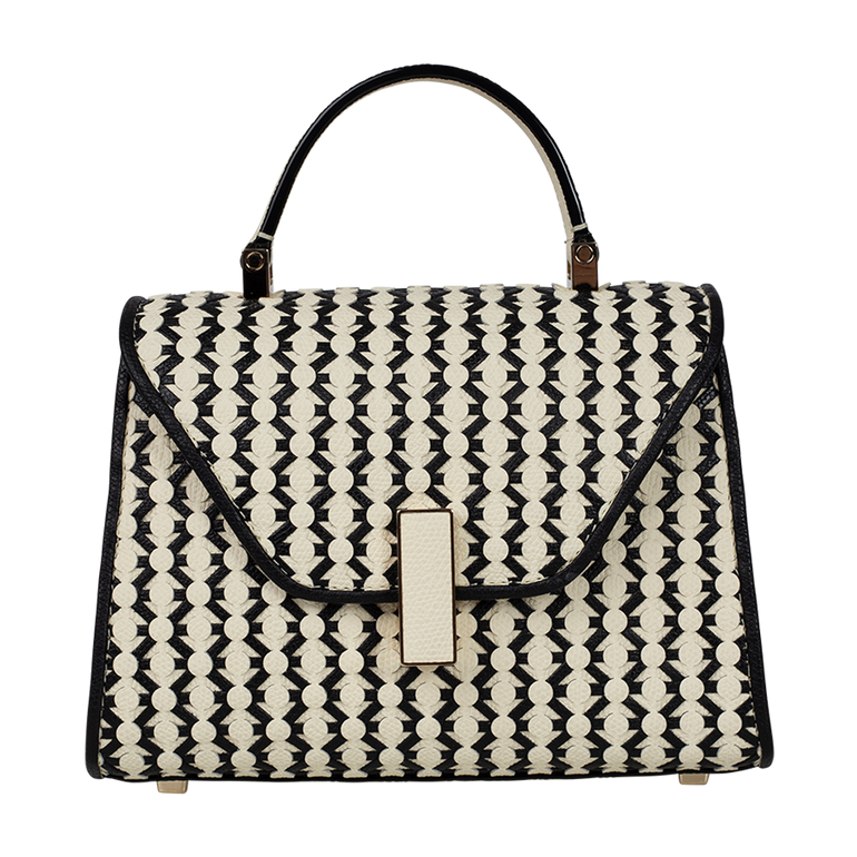 Micro Iside Lace Crossbody Bag | Front view of Micro Iside Lace Crossbody Bag VALEXTRA