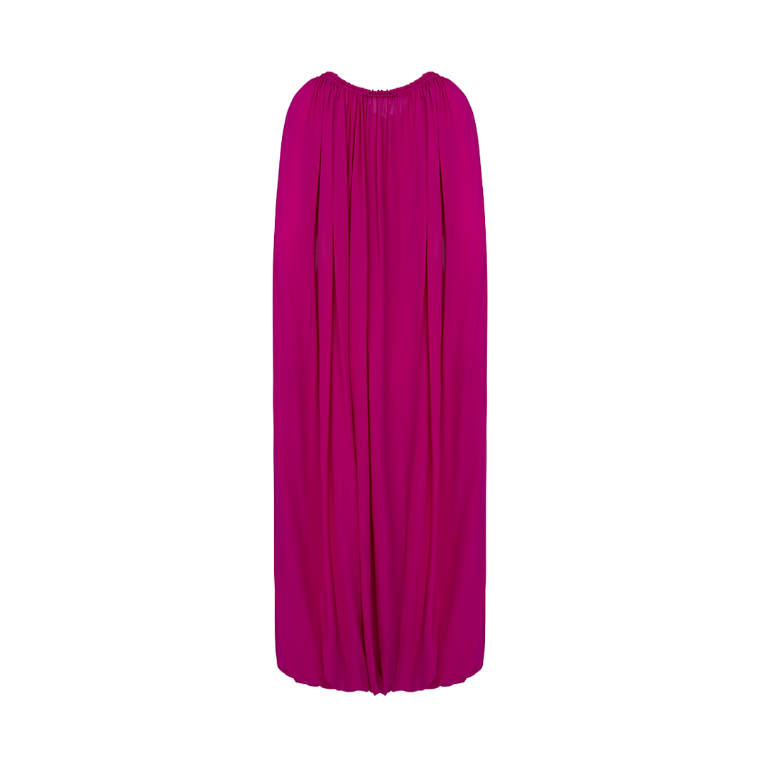 Camila Cape Dress | Back view of Camila Cape Dress HEIRLOME