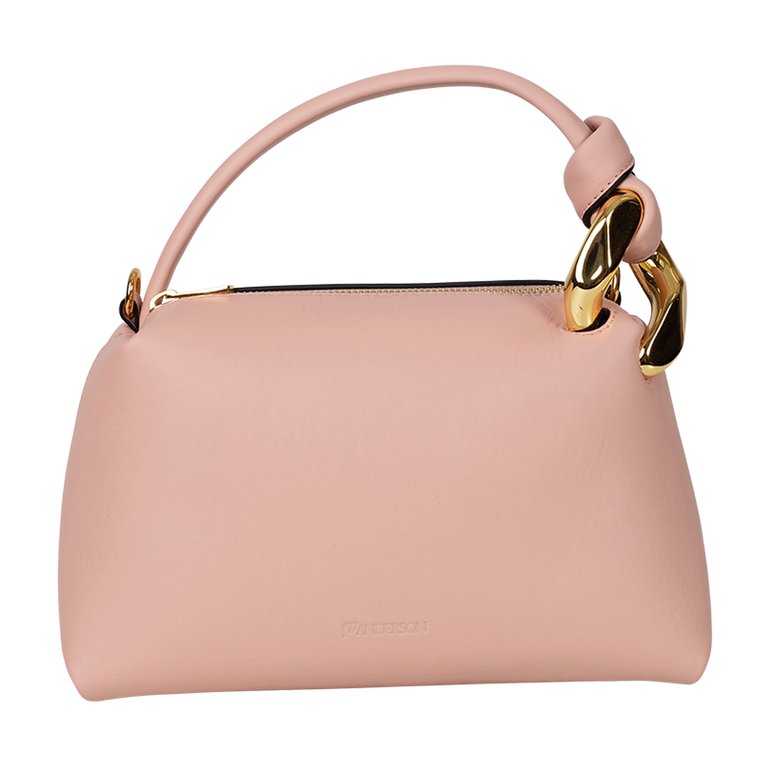 Small Corner Bag Dusty Rose | Front view of Small Corner Bag Dusty Rose J.W. ANDERSON