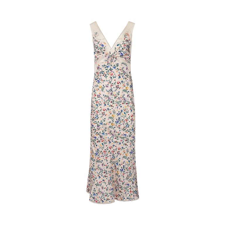 Floral Maxi Dress | Front view of Floral Maxi Dress RABANNE