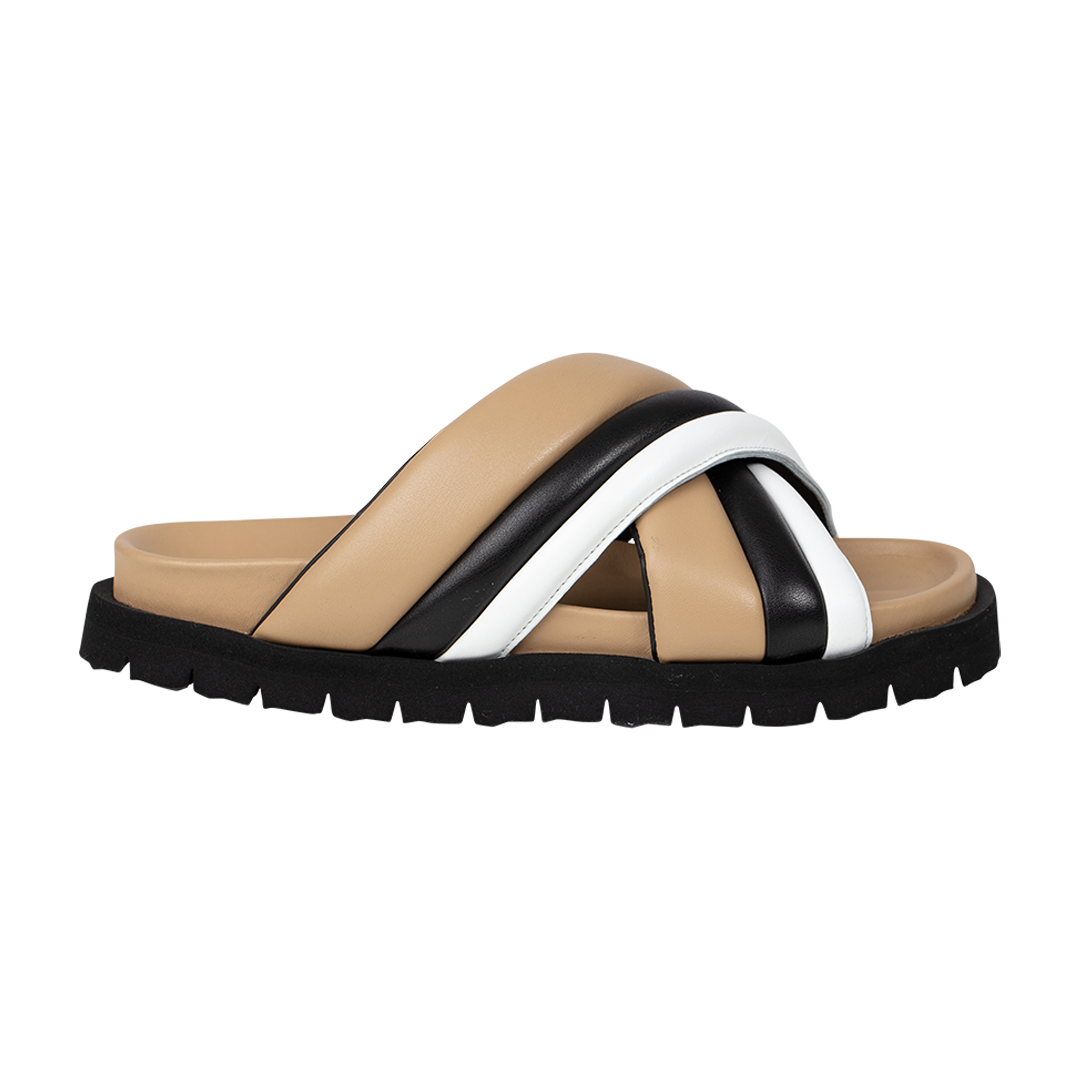 Xanadu Puffed-Leather Sandal | Front view of Xanadu Puffed-Leather Sandal PIERRE HARDY
