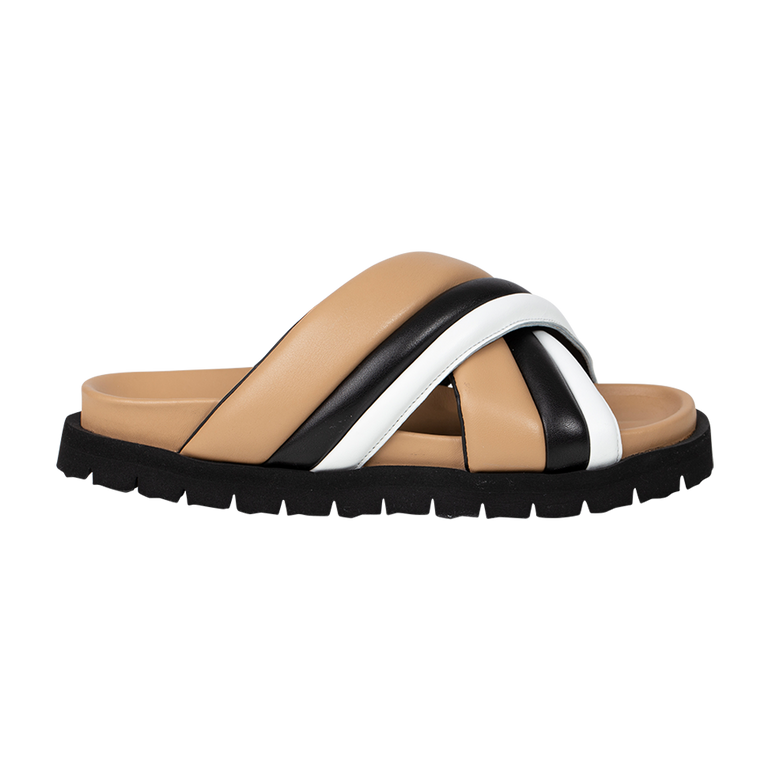 Xanadu Puffed-Leather Sandal | Front view of Xanadu Puffed-Leather Sandal PIERRE HARDY