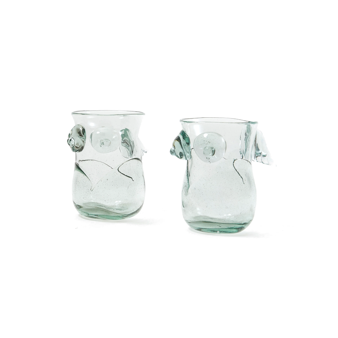 Winged Goddess Glass | Front view of Winged Goddess Glass IL BUCO VITA