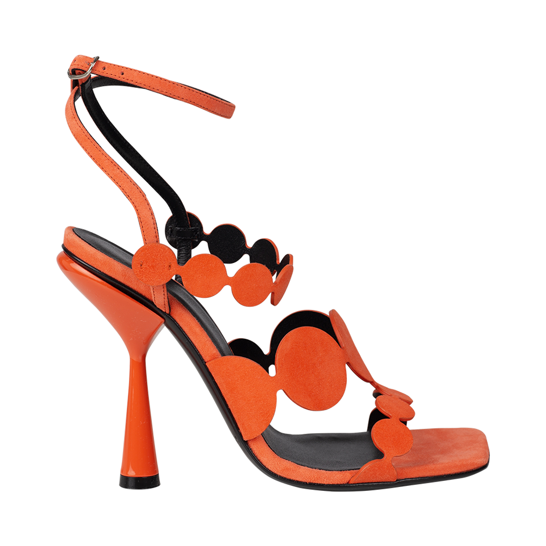 Bulles Heeled Sandals | Front view of Bulles Heeled Sandals PIERRE HARDY