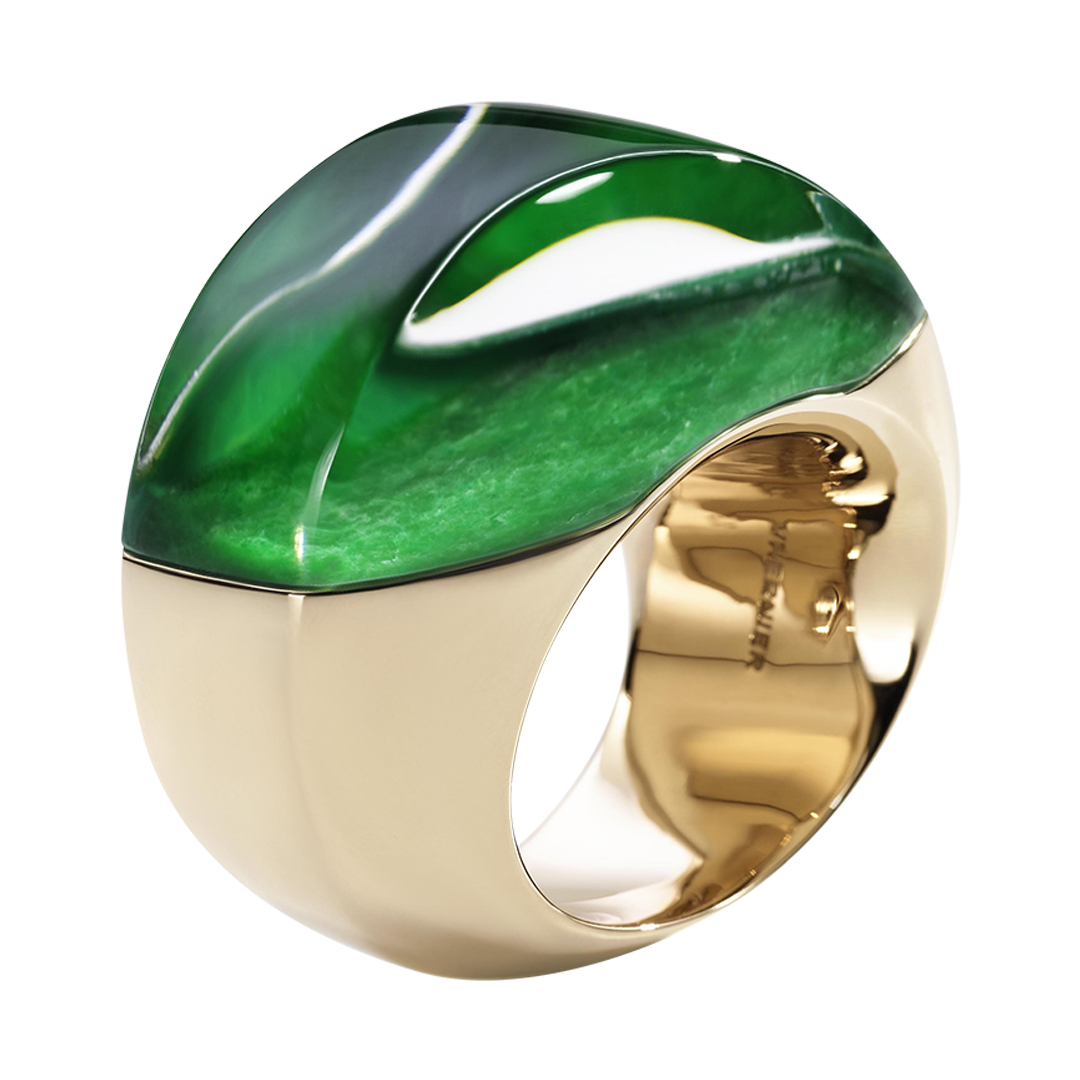 Aladino Rock Crystal Ring | Front view of Aladino Rock Crystal Ring VHERNIER