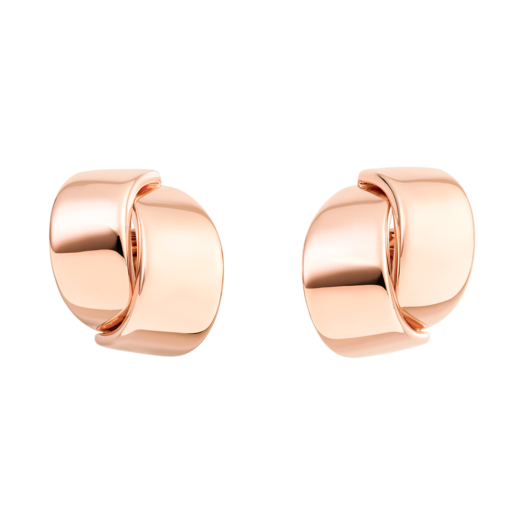 Abbraccio Clip-On Earrings | Front view of Abbraccio Clip-On Earrings VHERNIER