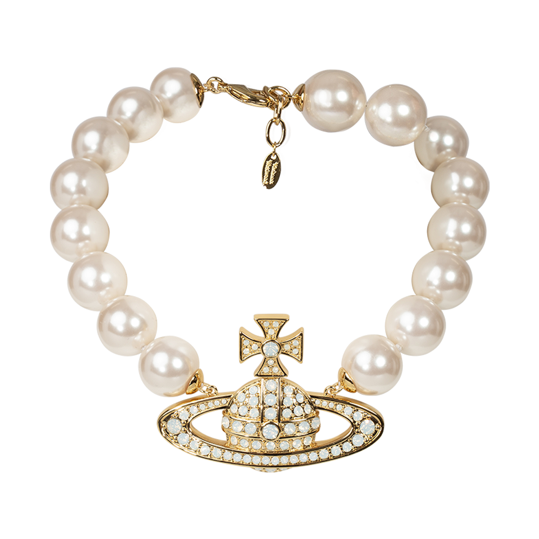 25SS new/Vivienne Westwood メサリンチョーカー Choker Gold Vivienne Westwood Gold Pearl Choker Necklace Mini Bas Relief