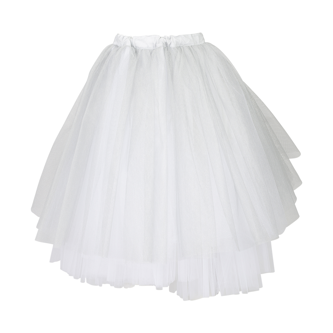 スカート her praha - gatherd skirt silver A-lined Midi Skirt - Black