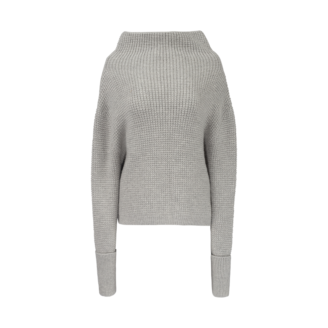 Mock-Neck Kimono Sweater