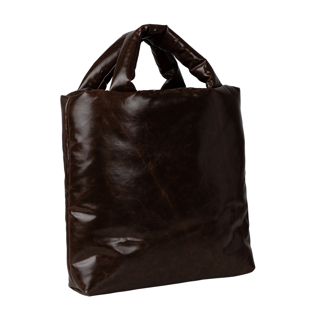 Pillow Small Skai Tote Bag | Side view of Pillow Small Skai Tote Bag KASSL