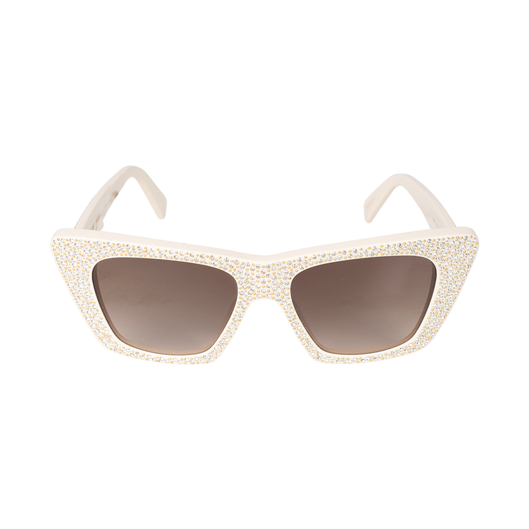 Cat-Eye Sunglasses with Embellishment | Front view of Cat-Eye Sunglasses with Embellishment CELINE