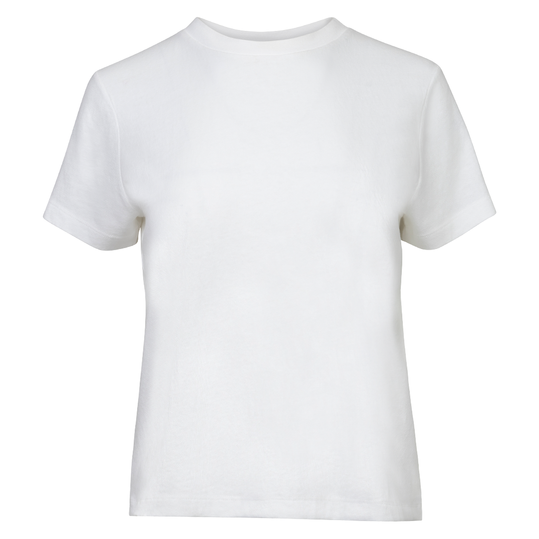 EmmyLou Tee Shirt | Front View of EmmyLou Tee Shirt in White