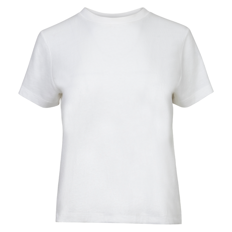 EmmyLou Tee Shirt | Front View of EmmyLou Tee Shirt in White