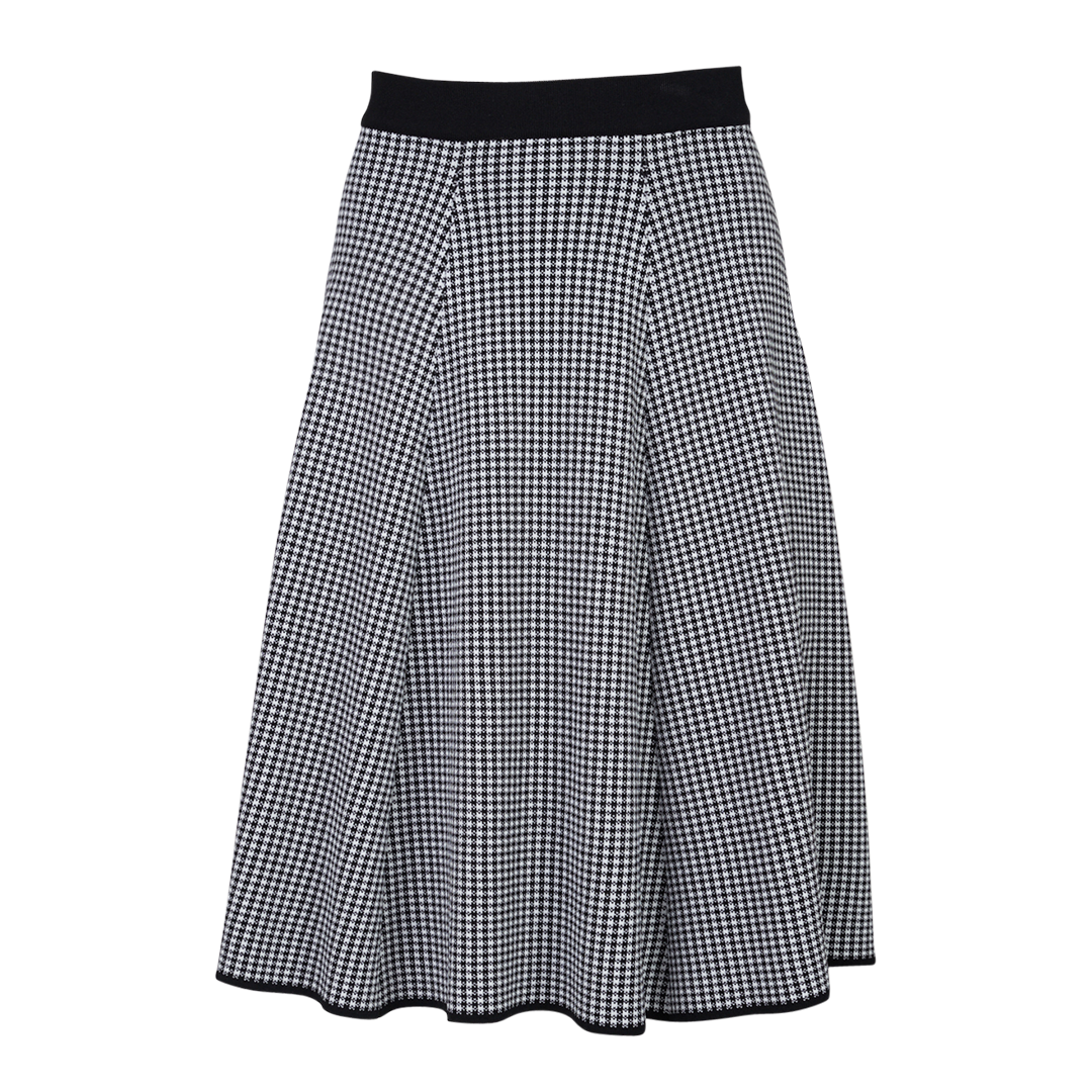 Houndstooth Skirt | Front view of ROCHAS Houndstooth Skirt