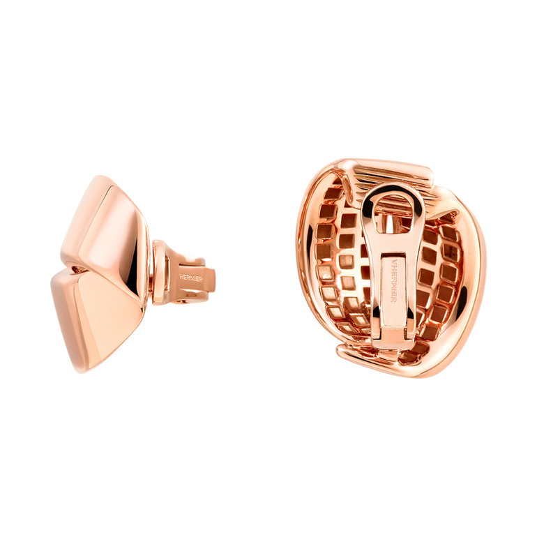 Abbraccio Clip-On Earrings | Back view of Abbraccio Clip-On Earrings VHERNIER