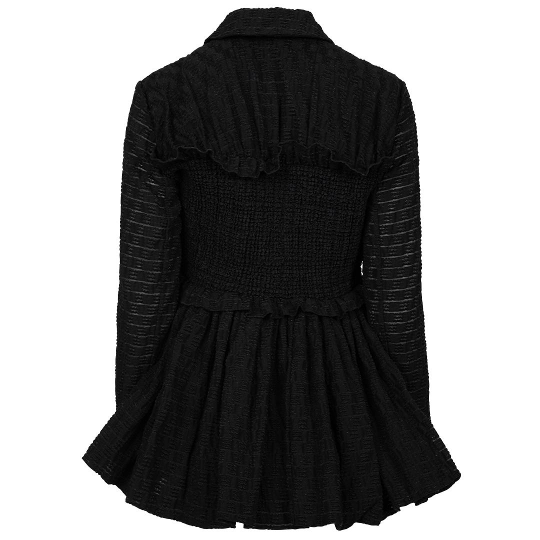 Scott Jacket | Back view of CECILE BAHNSEN Scott Jacket in Black