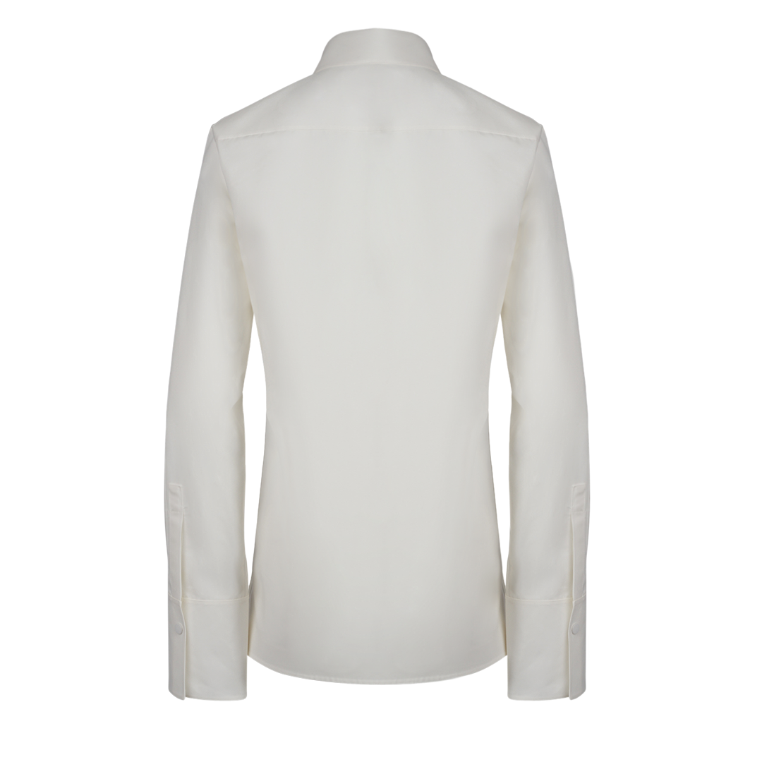 White Long-Sleeve | Back view of JIL SANDER White Long-Sleeve