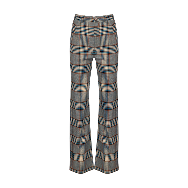 Checked Ray Trousers | Front view of Checked Ray Trousers VIVIENNE WESTWOOD