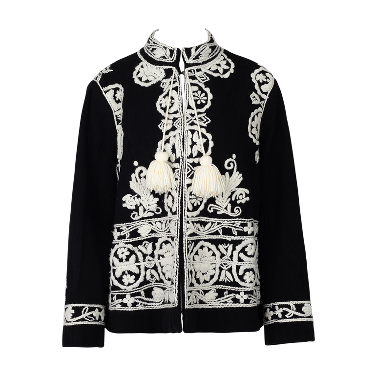 Estate Embroidered Jacket | Front view of Estate Embroidered Jacket BODE