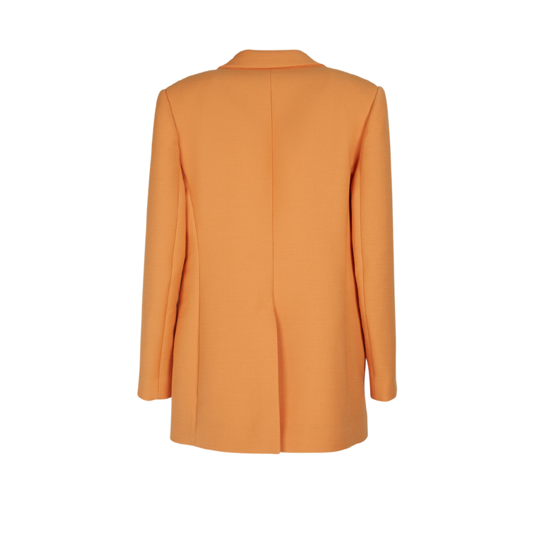 Canvas Blaze | Back view of MAISON RABIH KAYROUZ Canvas Blaze in Orange