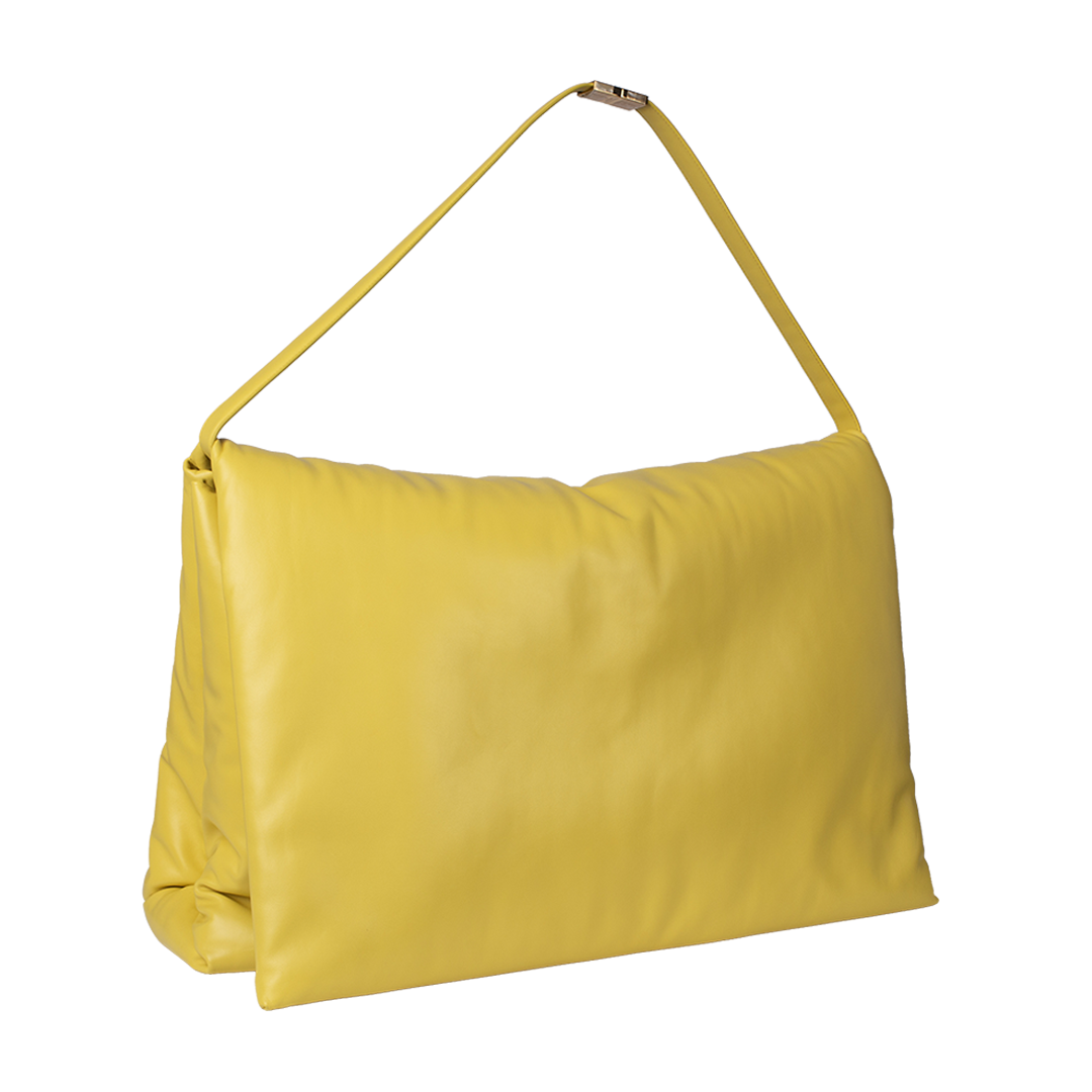 Maxi Calfskin Prisma Bag | Side view of Maxi Calfskin Prisma Bag MARNI