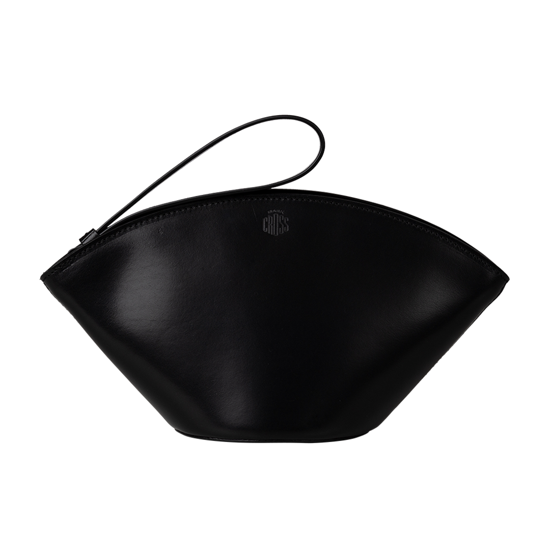 Black Arc Pouch | Front view of Black Arc Pouch MARK CROSS