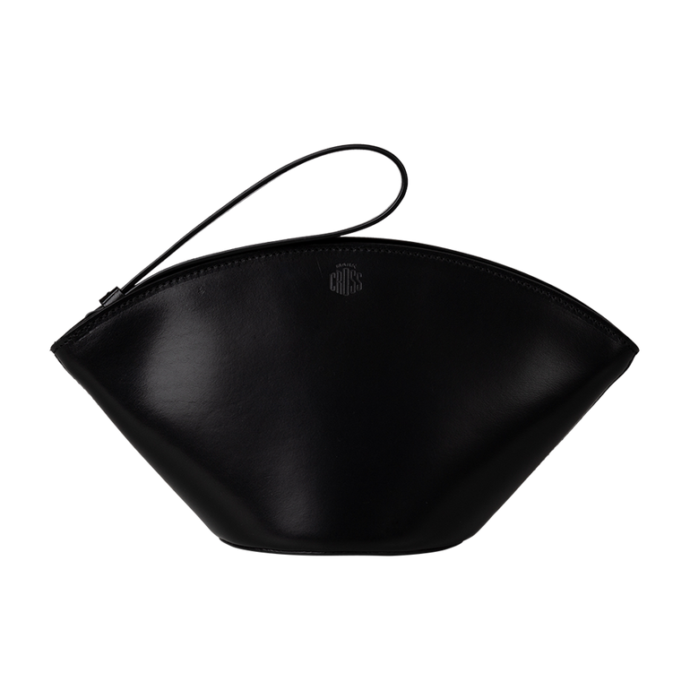 Black Arc Pouch | Front view of Black Arc Pouch MARK CROSS