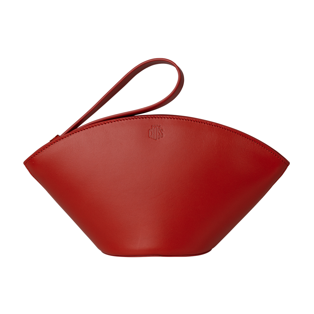 Red Arc Pouch | Front view of Red Arc Pouch MARK CROSS