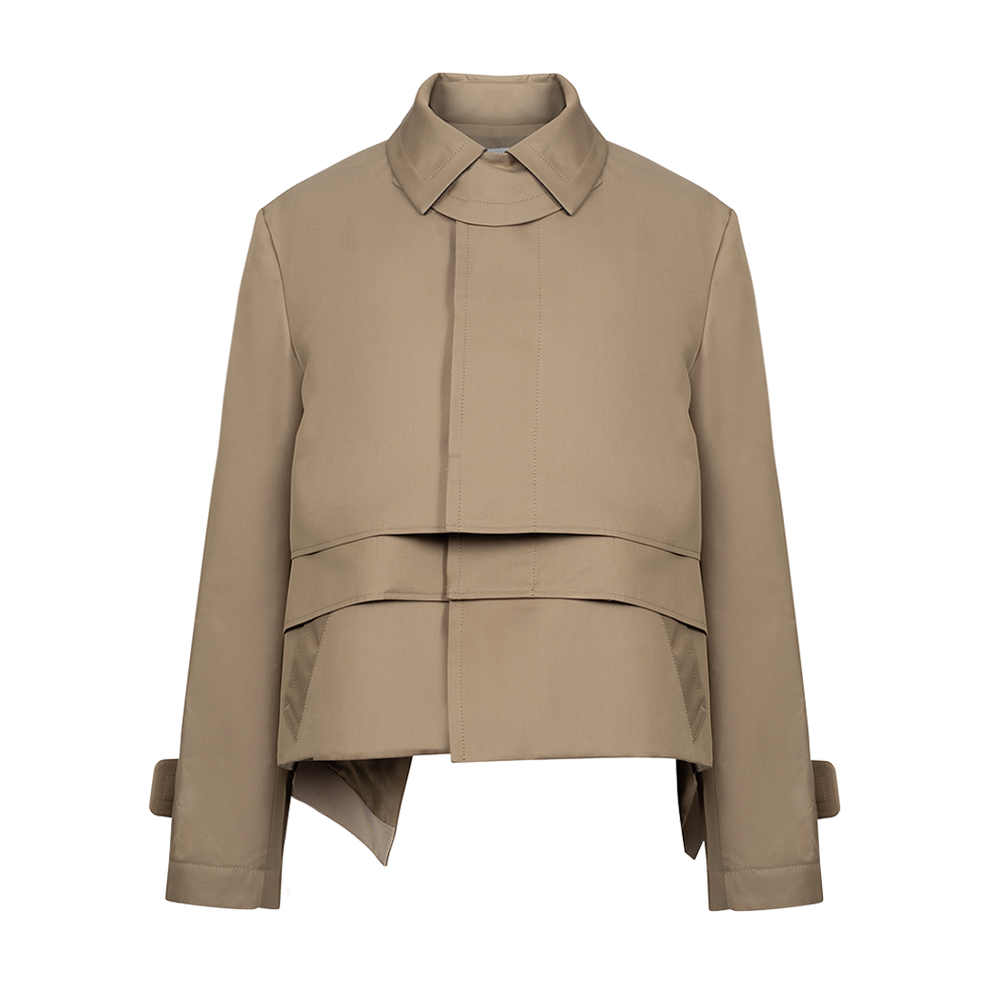 Cotton Gabardine Blouson Jacket | Front view of Cotton Gabardine Blouson Jacket SACAI