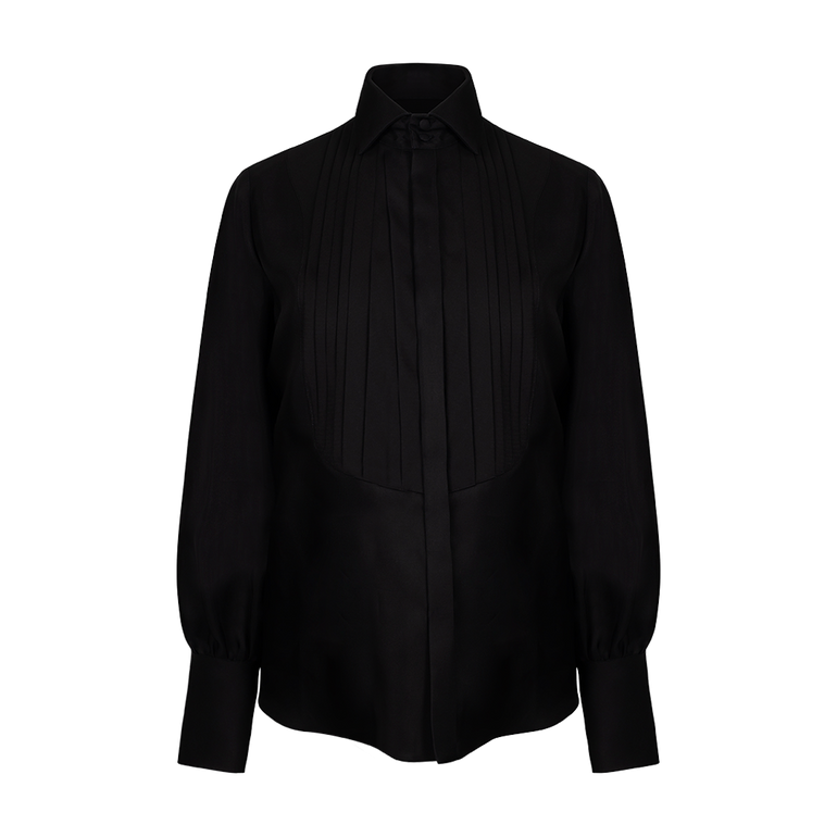 Classic Tuxedo Shirt | Front view of Classic Tuxedo Shirt DICE KAYEK