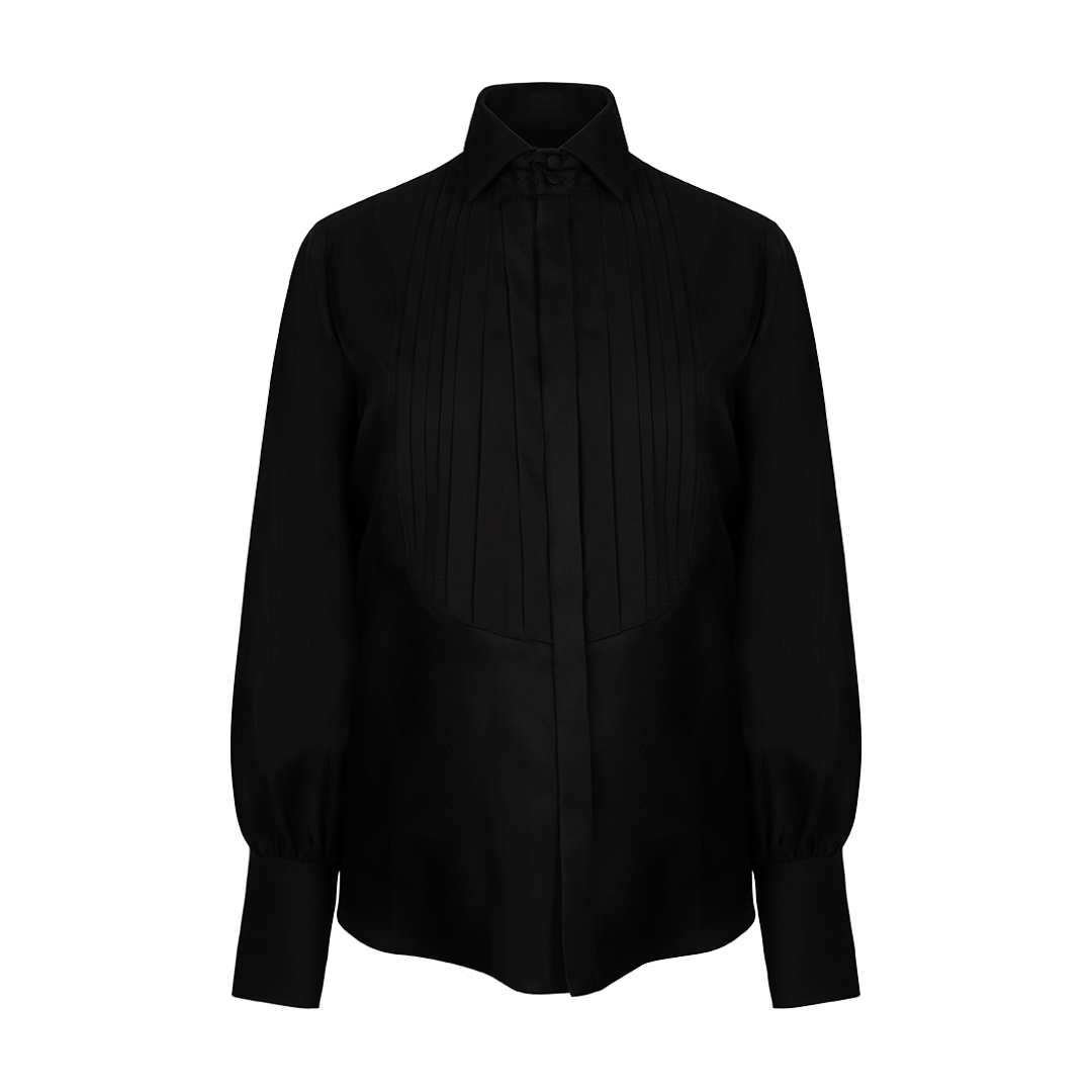 Classic Tuxedo Shirt | Front view of Classic Tuxedo Shirt DICE KAYEK