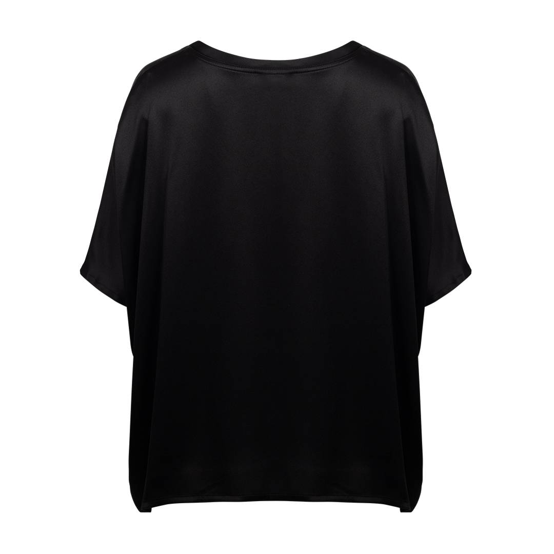 Easy Silk T-Shirt | Back view of Easy Silk T-Shirt DUSAN