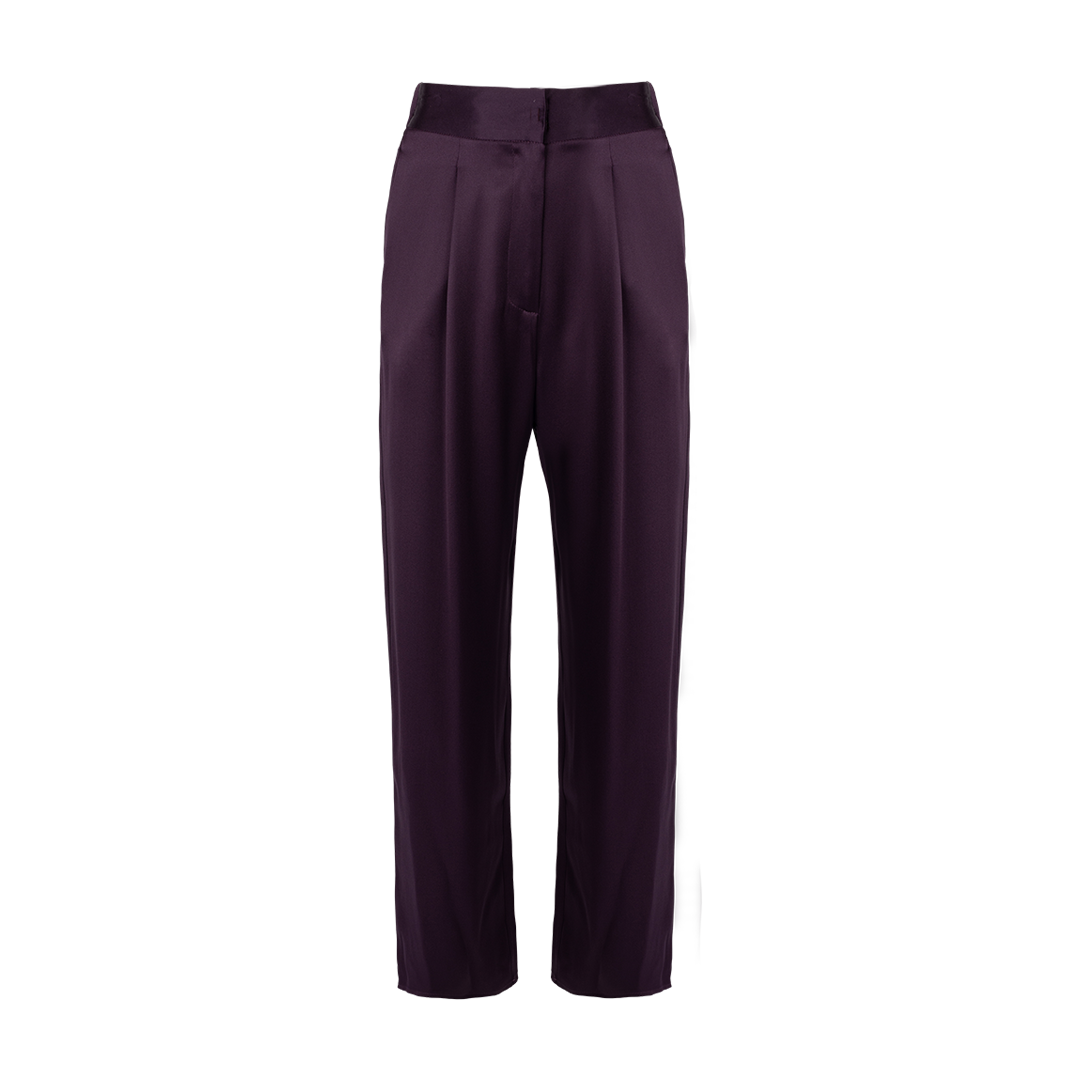 Flared Pant Purple | Front view Flared Pant Purple DUSAN