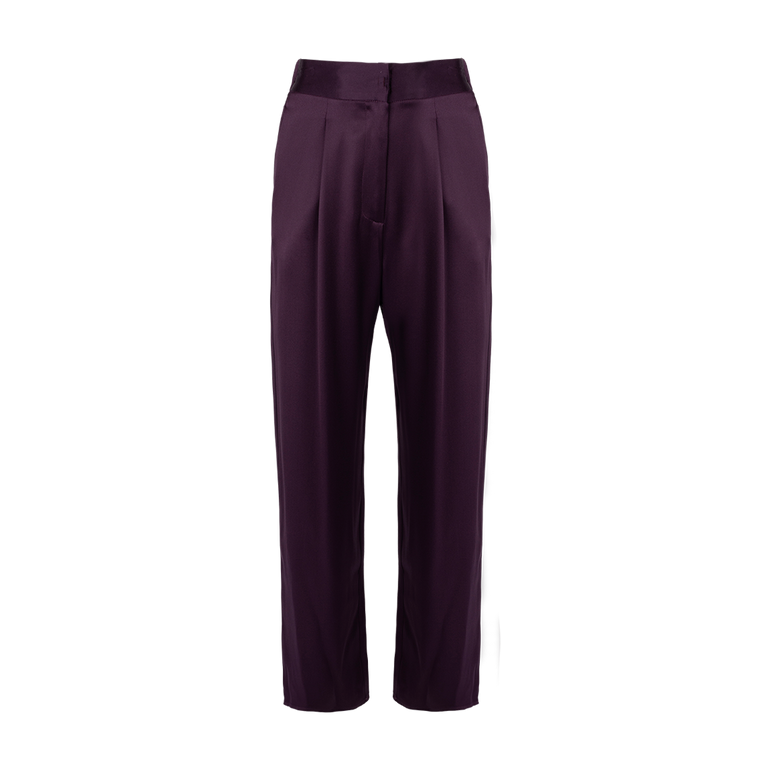 Flared Pant Purple | Front view Flared Pant Purple DUSAN