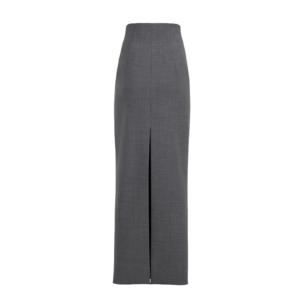 Buttoned Maxi Pencil Skirt | Back view of Buttoned Maxi Pencil Skirt AWAKE MODE