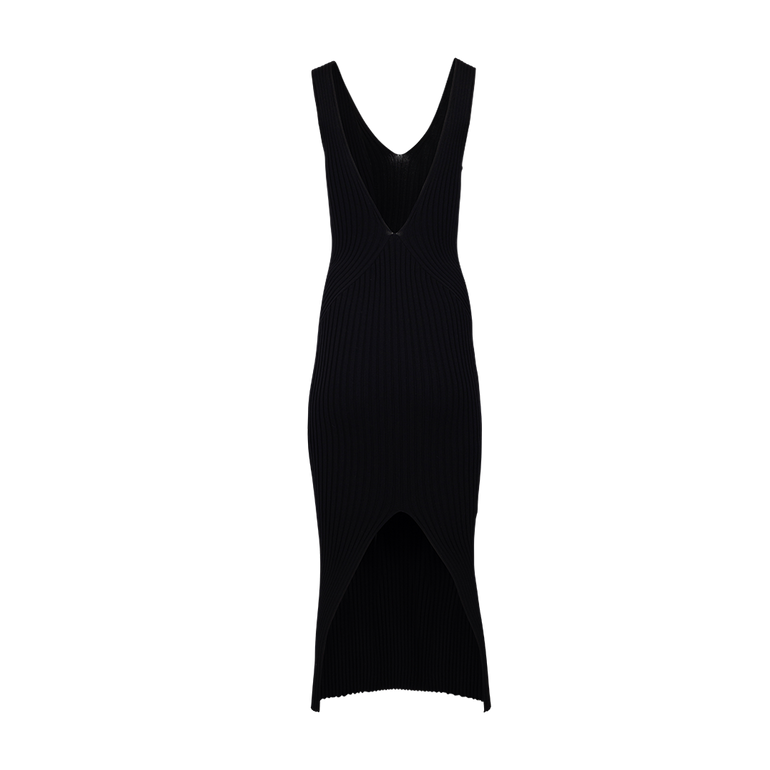 Fitted Knit Dress | Back view of Fitted Knit Dress ROHE