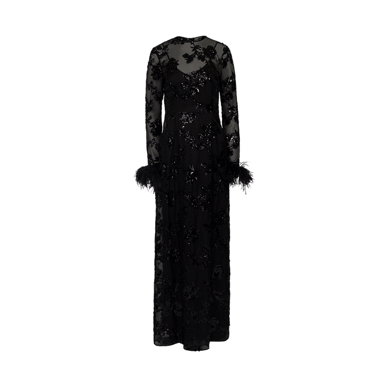 Sequin Column Gown | Front view of Sequin Column Gown ERDEM
