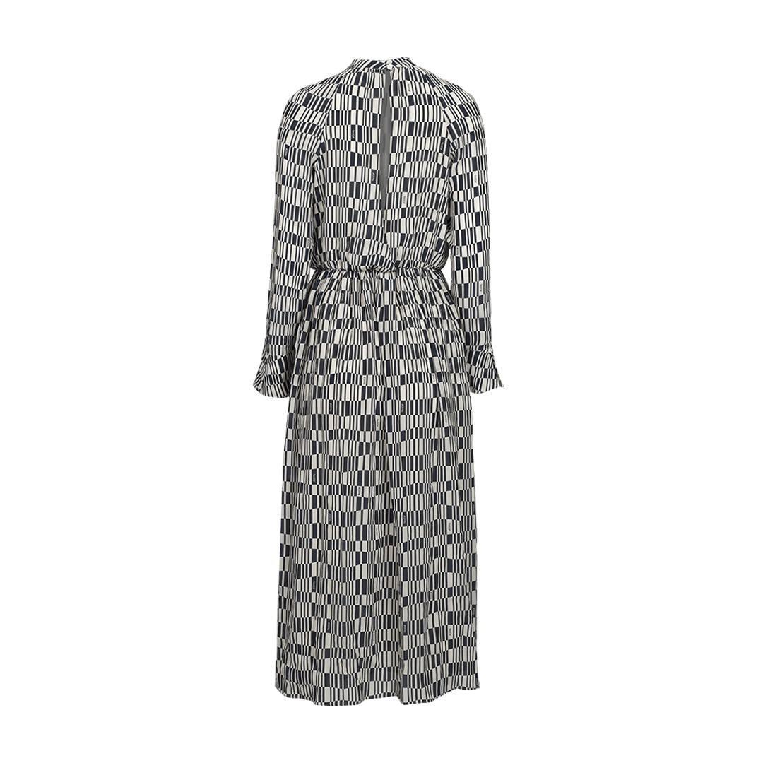 Pleated Midi Dress | Back view of Pleated Midi Dress ROCHAS