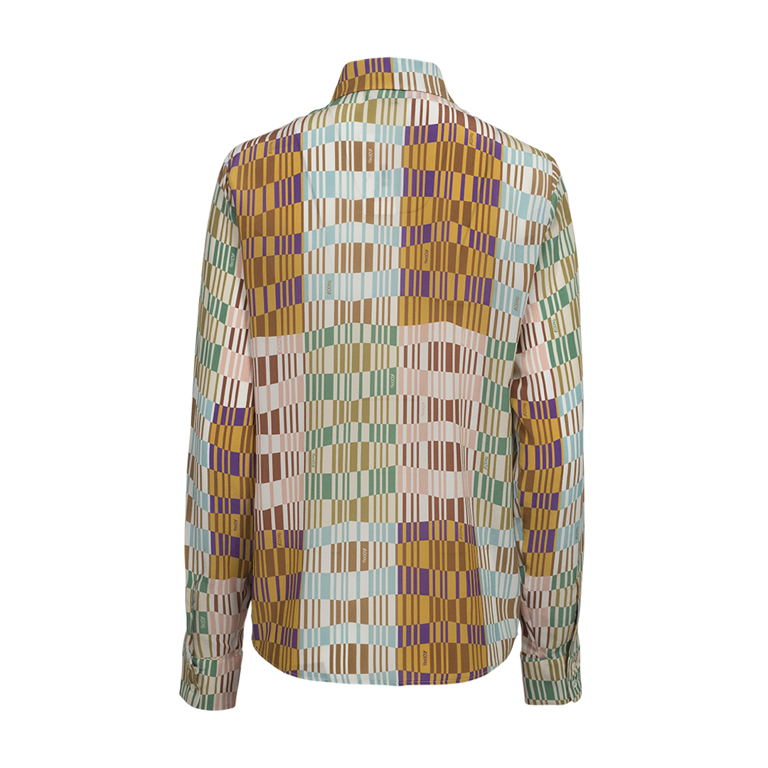 Graphic-Print Classic Shirt | Back view of Graphic-Print Classic Shirt ROCHAS