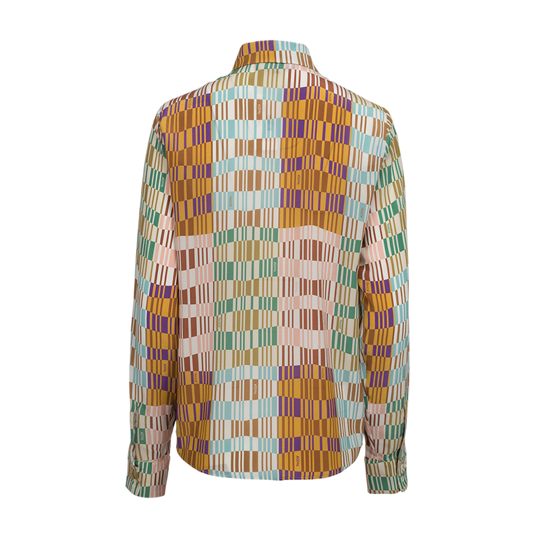 Graphic-Print Classic Shirt | Back view of Graphic-Print Classic Shirt ROCHAS
